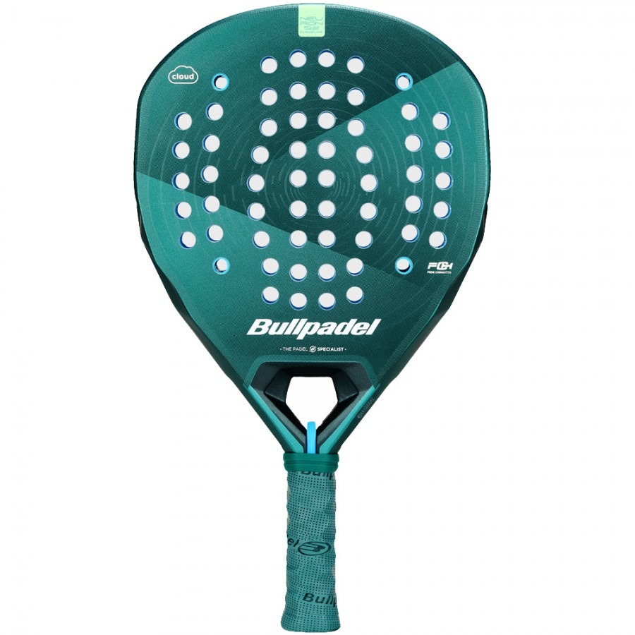 Bullpadel Neuron 02 Cloud 2026 verde e turquesa vista de frente